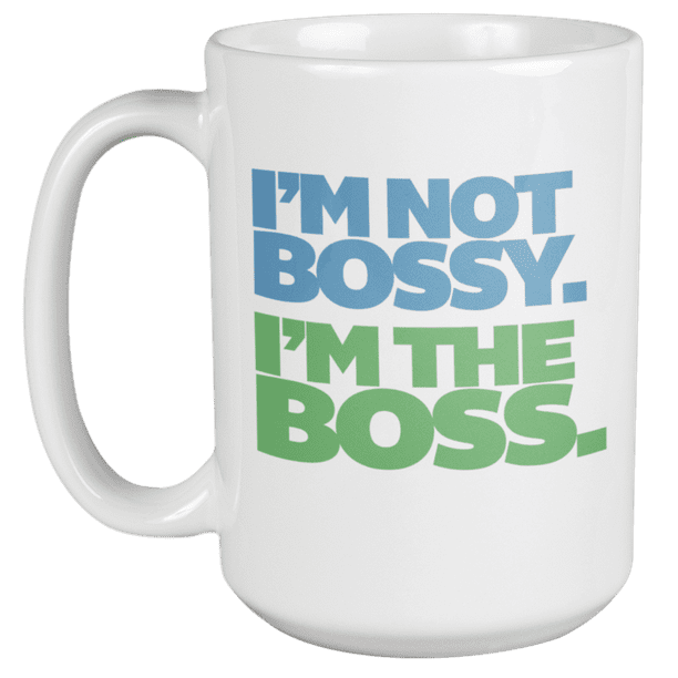 Funny Quotes Travel Mug Work Stainless Steel Im not bossy Im the Boss